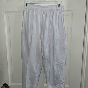 White sweatpants!!
